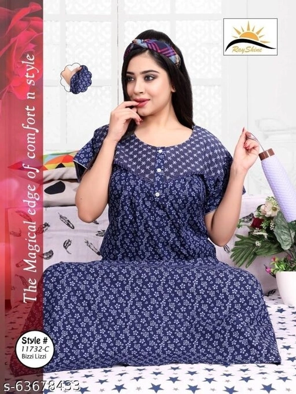 RayShine Nighty / Night Gown / Night Dress - available, Free Size