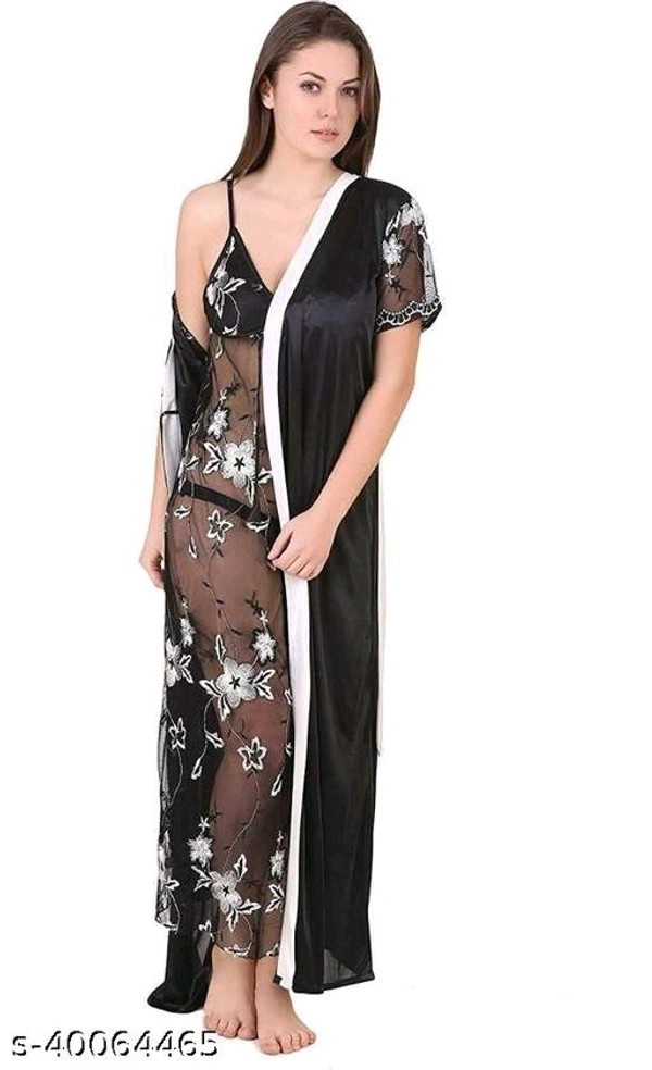 WOMEN'S EMBROIDERED NIGHT DRESSES - S, available