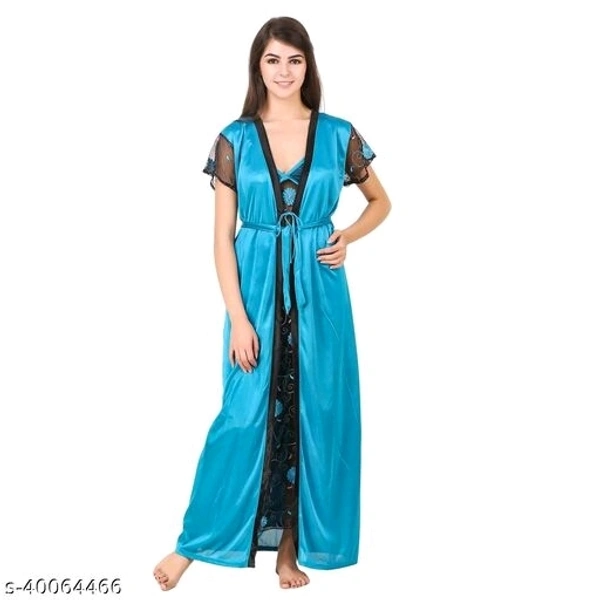 WOMEN'S EMBROIDERED bv NIGHT DRESSES - S, available