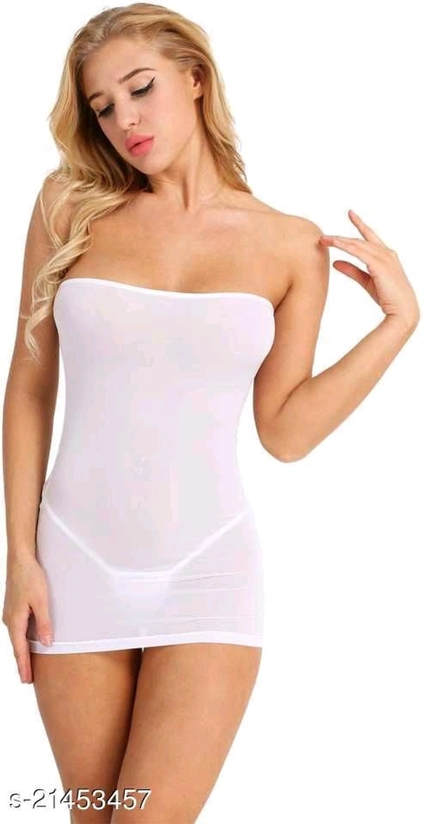 Women's Self-Design Net Babydoll - S, available