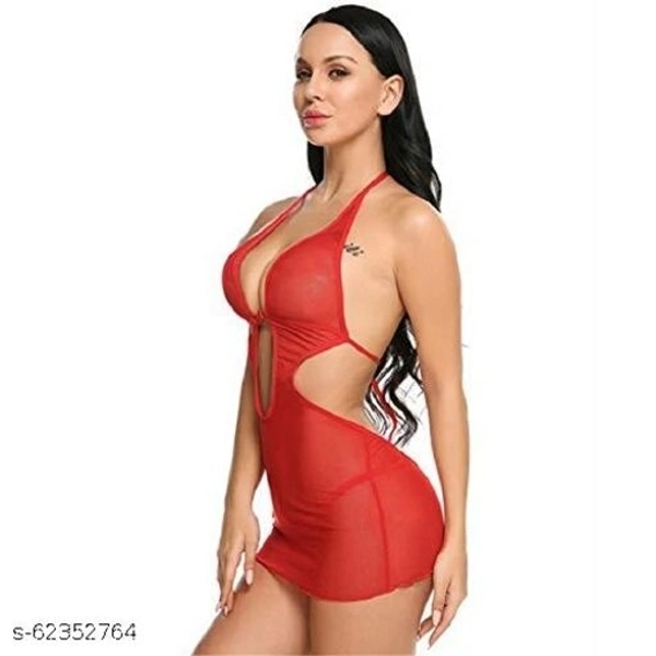 New New Women's Net SolidBabydoll Nightwear - available, Free Size