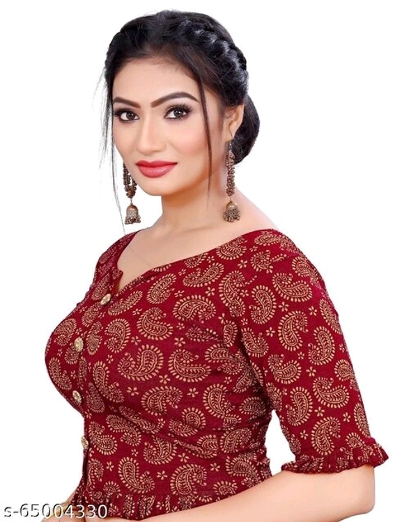 MRCREATION FANCYCOTY TYPE BLOUSE - 34 Alterable, available