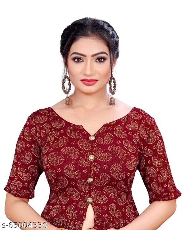 MRCREATION FANCYCOTY TYPE BLOUSE - 34 Alterable, available
