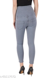 BHADRANKAR CREATIONS WOMENS HIGHWAIST JEANS-7200 - 38, available