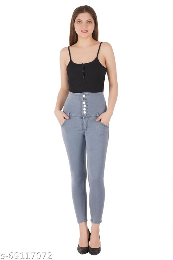 BHADRANKAR CREATIONS WOMENS HIGHWAIST JEANS-7200 - 38, available
