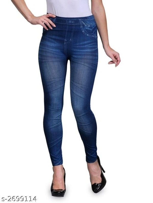 Fashionable Trendy Cotton Spandex Women's Jeggings Vol 1 - S, available