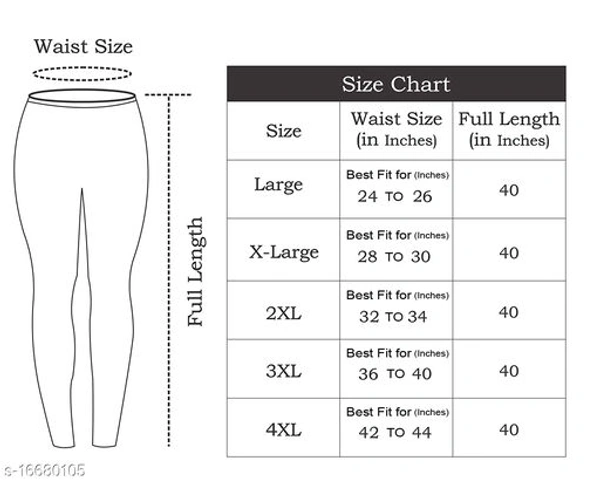 Plus Size Satin Lycra comfortable Brown leggings for womens - 28, available