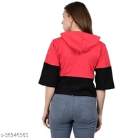 Printed 3/4 Sleeve Women hoodies - XL, available