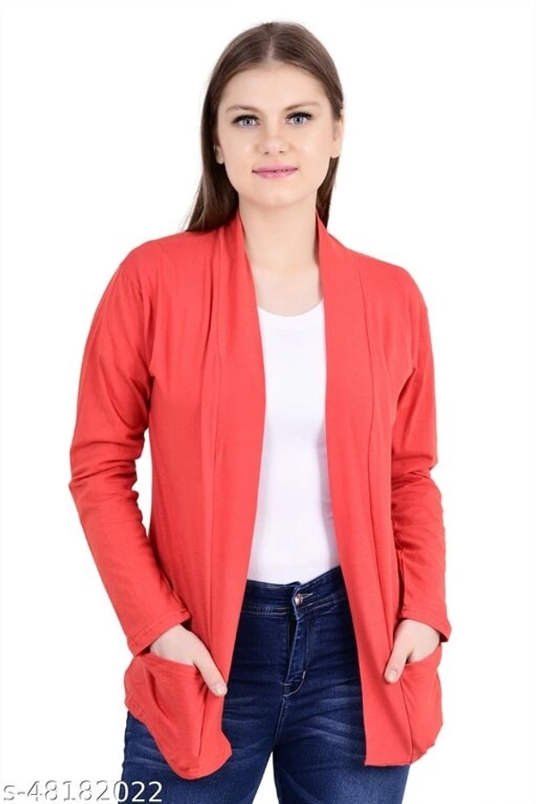 Stylish Glamorous Women Capes, Shrug & Ponchos (White) - available, S