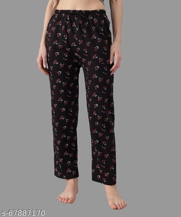 Women's Regular Fit Comfortable Cotton Pyjama Night Wear Lounge paint Printed Pyjama/Lounge Paint/Pyjami For Women & Girls (Pack Of 2) - 4XL, available