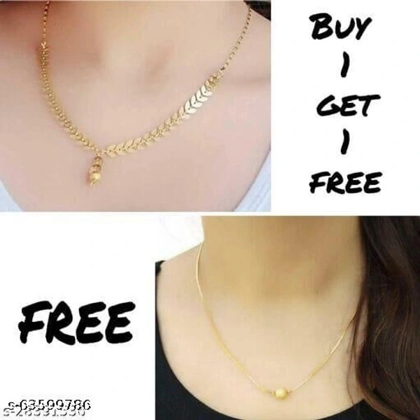 Shimmering Glittering Necklaces & Chains - Available, Free Size