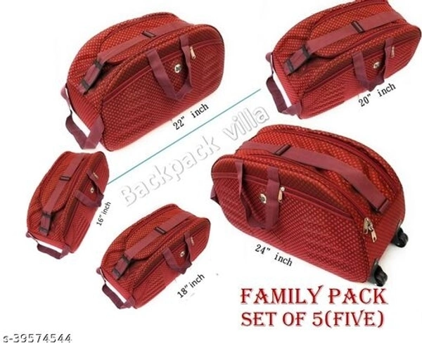 Trendy Duffle Travelling Bag - Available, Free Size