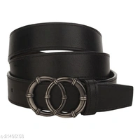 KASTNER Women Casual Black Artificial Leather Belt - 26