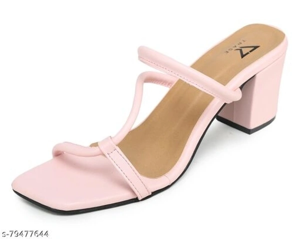 TRASE Block Heel Sandals for Women - IND-5