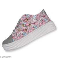 frago All-Star Sneaker Shoes | Ultra Light Flower Design Women's Sneaker| Casual Shoes | Soft Cushioned Insole | Extra Comfy and Soft | Skid Resistant | Sneaker for Women/Girls - IND-4