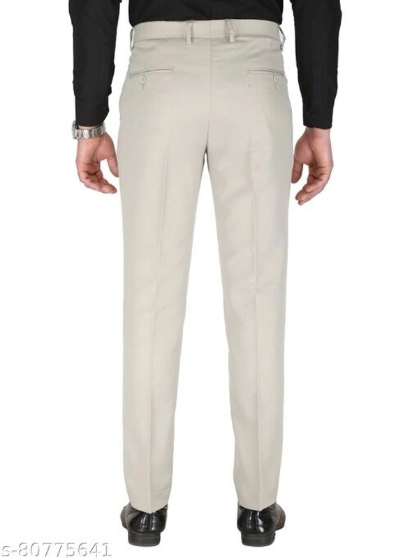 Herry CREAM Slim Fit Formal Trouser - 28