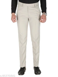Herry CREAM Slim Fit Formal Trouser - 28