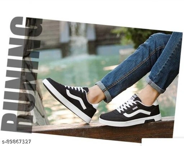 Bacan Canvas Black casual Shoes For Men - IND-6