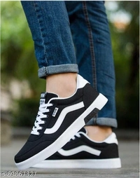 Bacan Canvas Black casual Shoes For Men - IND-6