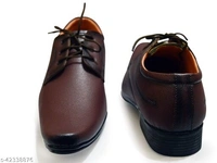 Feetway With Lace Designer Office Wear Lace Up Formal Shoes Stylish Wedding Executive Shoes Brown - IND-10