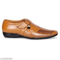 BYE Formal Shoes For Men's  (Tan) - IND-6