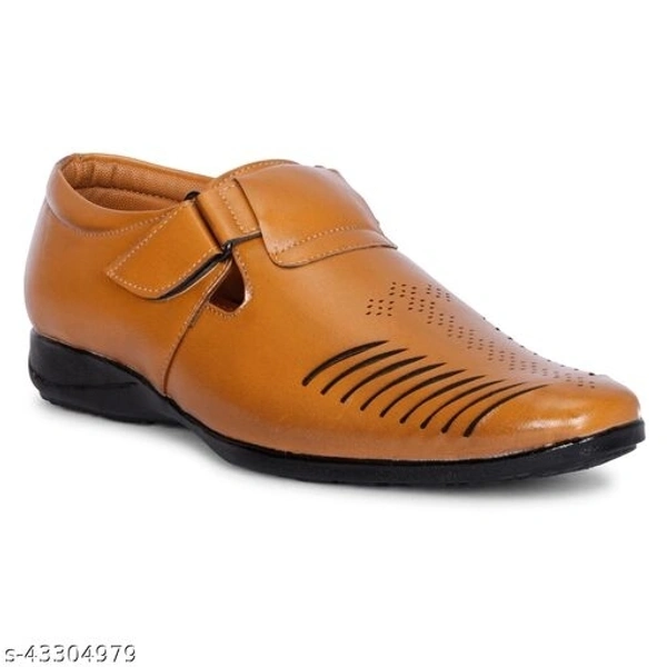 BYE Formal Shoes For Men's  (Tan) - IND-8