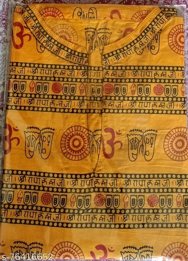 man om printed kurta - S