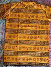 man om printed kurta - S