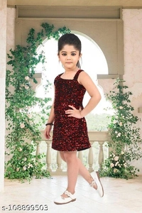 Modern Fancy Girls Frocks & Dresses - 6-9 Months