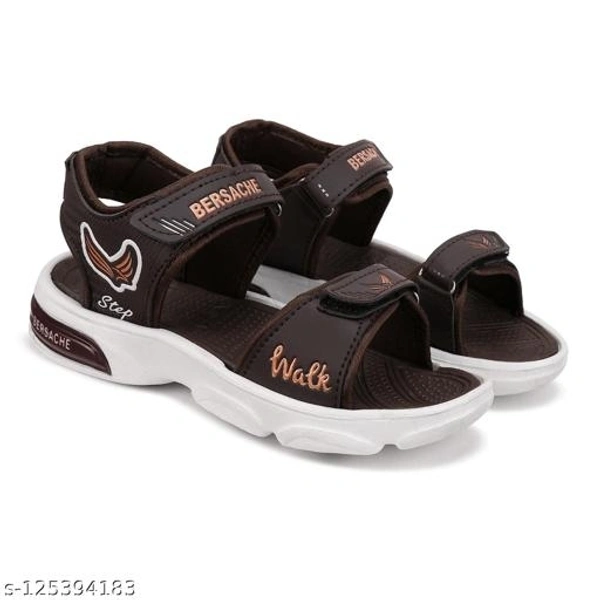Bersache Kids Casual Lightweight Sandal (Grey) - 4-5 Years