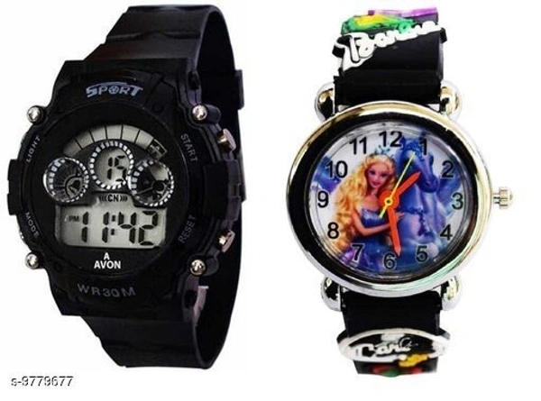 Girls & Boys Combo Watches - Free Size