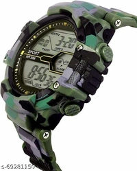 Digital Army Sports Watch for Boys and Men - Free Size