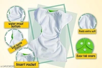 BRONTIAL diaper inserts reusable (Pack of 2) baby washable Cloths Inserts for baby (Standard, Cloth Diaper Insert Pad) - Free Size