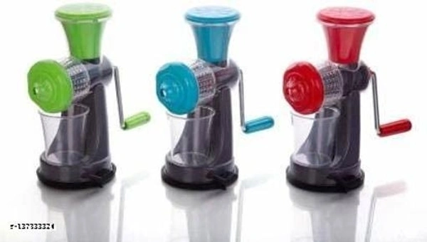 Hand Juicer for Fruits Manual Juicer Machine for Fruit and Vegetables (Multicolored) - Free Size
