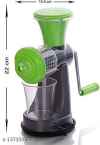 Hand Juicer for Fruits Manual Juicer Machine for Fruit and Vegetables (Multicolored) - Free Size