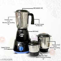 Fogger Royal Mixer Grinder 500W, 3 Jar (Black) - Set of 2) - Free Size