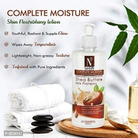 NutriGlow Skin Care Combo : 24 CARAT GOLD Glow Facial Kit (260 gm) + NATURAL Shea Butter and Milk Proteins (500 ml)/ Skin Nourishing Lotion/ Skin Cell Repair / For Reduce Pigmentation