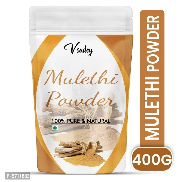 Natural Licorice Root Powder (Mulethi) Hair Shine Hair-Fall Treatment Hair Pack 400G (Pack Of 1)