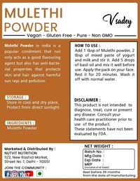 Natural Licorice Root Powder (Mulethi) Hair Shine Hair-Fall Treatment Hair Pack 400G (Pack Of 1)