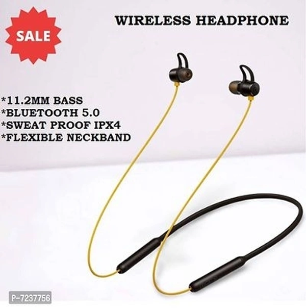 HUG PUPPY HIGH BASS Bluetooth Neckband HIFI SOUND Wireless Bluetooth Headset  (Black, In the Ear) - Free Size