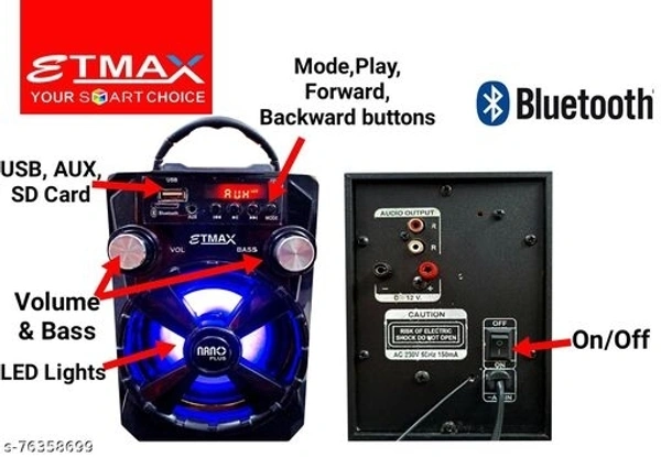 Bluetooth Speakers - Free Size
