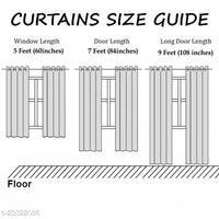 Voguish Fancy Curtains & Sheers - 9 Feet