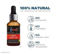Omanta Powerfull Beard Growth Oil- For Stimulating fast Beard Growth Hair Oil  (30 ml) - Free Size