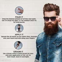 Omanta Powerfull Beard Growth Oil- For Stimulating fast Beard Growth Hair Oil  (30 ml) - Free Size