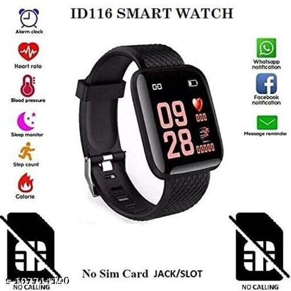 ID116 Smart Watch for Womens, Bluetooth Smartwatch Touch Screen Bluetooth Smart Watches for Android iOS Phones Wrist Phone Watch with SIM Card Slot & Camera,Women Men - Free Size