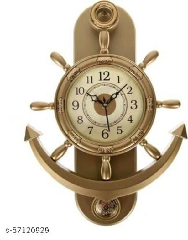 Look Stylish Elite Plastic Wall Clock fancy wall clock anchor shape pendulum clock digital clock unique wall clock