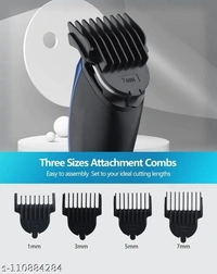 HTC AT-528 Rechargable Beard Trimmer ( Blue - Free Size