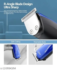 HTC AT-528 Rechargable Beard Trimmer ( Blue - Free Size
