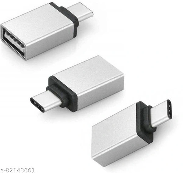 Kinshu Type-C to USB OTG 3 Pcs - Free Size