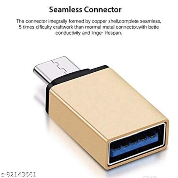 Kinshu Type-C to USB OTG 3 Pcs - Free Size